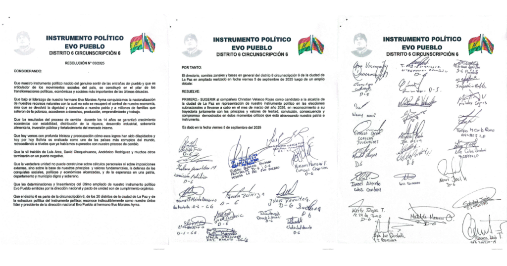 Resolución de nombramiento